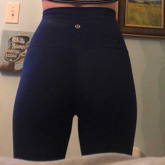 Navy Lululemon Leggings Full Length - Picture 2 of 5